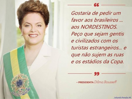 CHAMANDO OS NORDESTINOS DE PORCOS E TEM GENTE QUE AINDA VOTA NELA